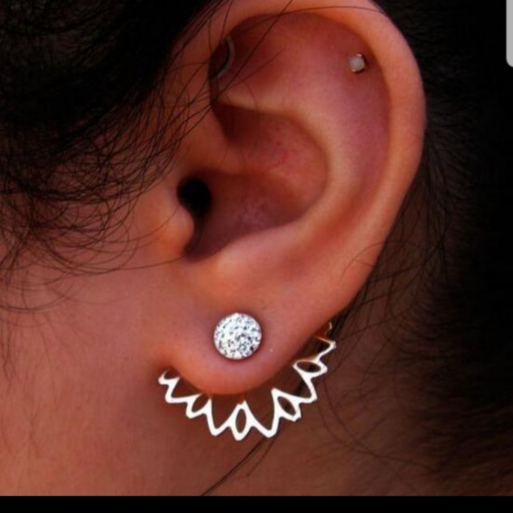 Lotus blossom earrings